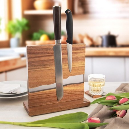 Puidust magnetiline noaalus, kahepoolne, RIVER