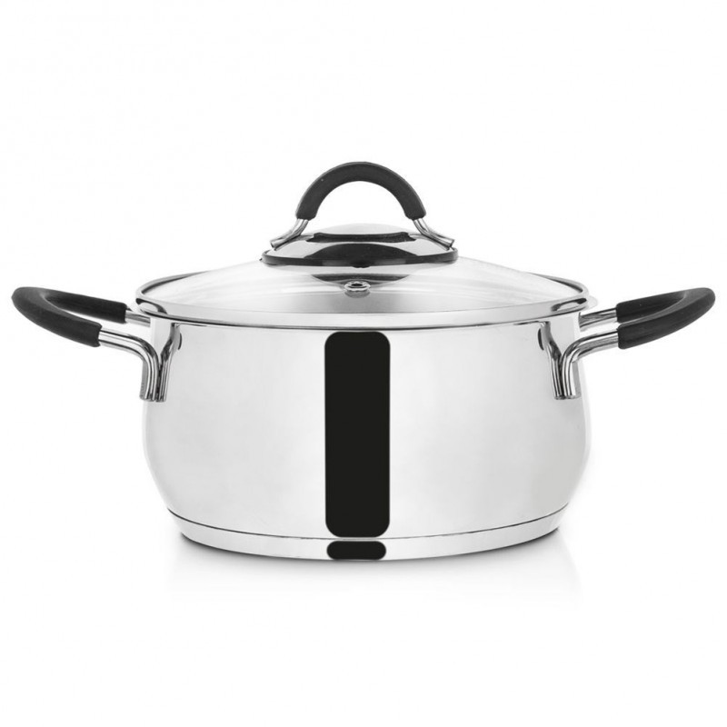 Klaaskaanega teraspott DALIE 18 cm, 2,6 l | FreshDesign.ee