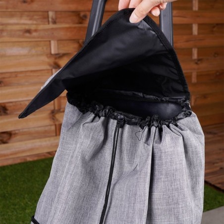 Käru ostukotiga hall 40 l | FreshDesign.ee