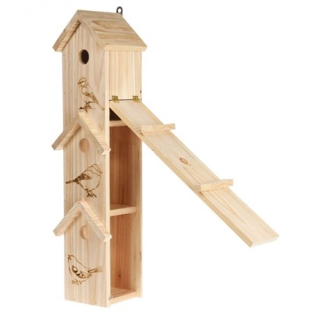 Puidust kolmekordne lindude pesakast | FreshDesign.ee