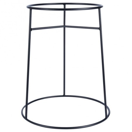 Metallist lillepotialus, must, kahepoolne,... | FreshDesign.ee