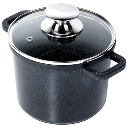 Klaaskaanega graniidist pott, kõrge, GRANDE, 2 l | FreshDesign.ee