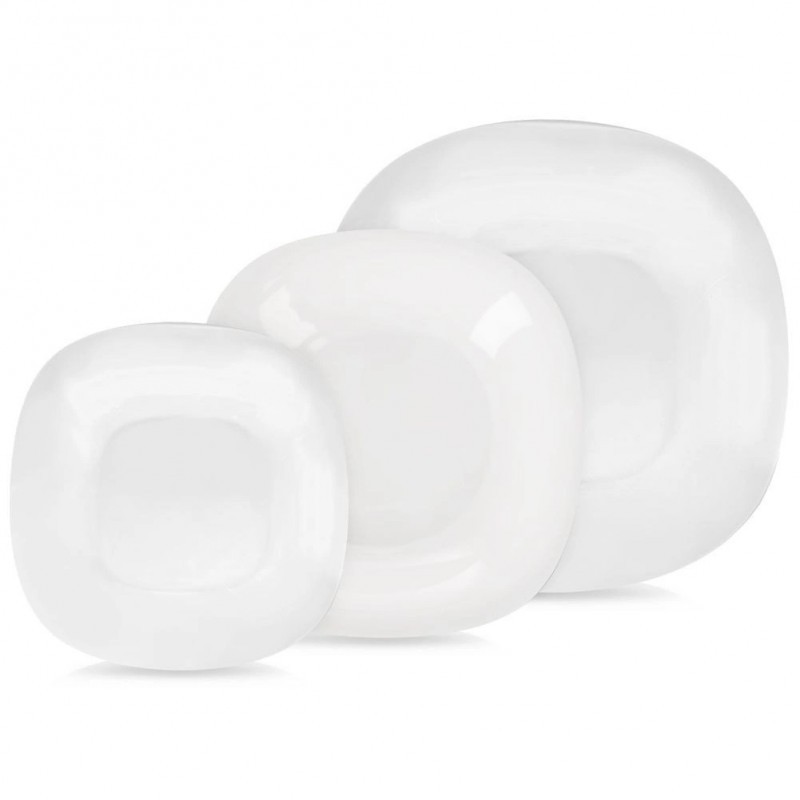 LUNA klaasist õhtusöögikomplekt, 18 tk. | FreshDesign.ee