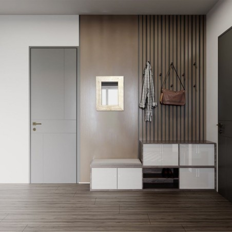 Beež puidust seinapeegel 40x50 cm | FreshDesign.ee