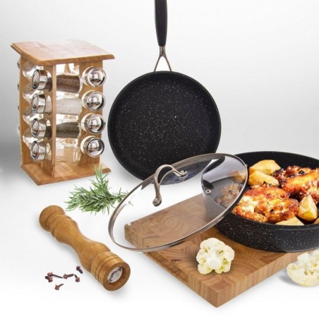 Maitseaineriiul anumatega, puidust, pöörle... | FreshDesign.ee