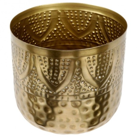 Metallist lillepott kuldne 19x18 cm | FreshDesign.ee