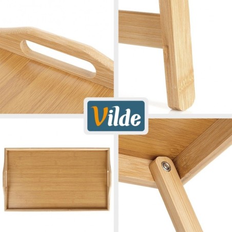 Bambusest hommikusöögilaud, kokkupandav 2i... | FreshDesign.ee