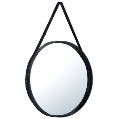 Seinapeegel must ümmargune 52 cm | FreshDesign.ee