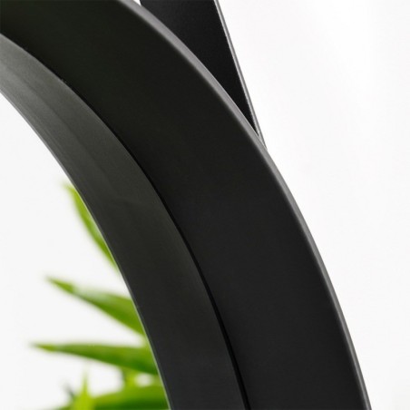 Seinapeegel must ümmargune 52 cm | FreshDesign.ee