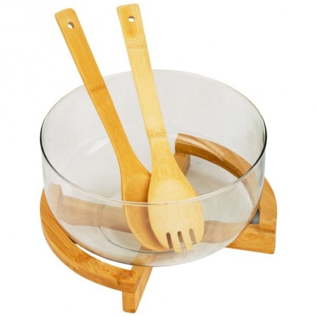 Salatikauss lusikatega klaasist TERRESTRIA... | FreshDesign.ee