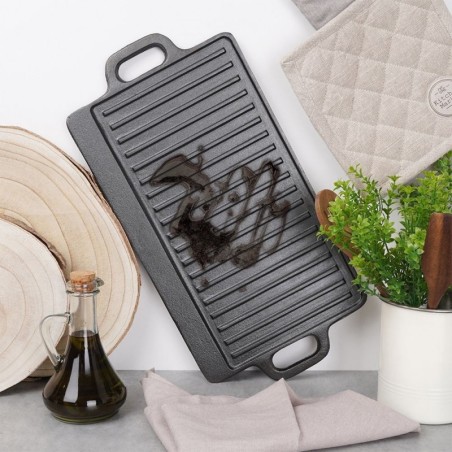 Malmist kahepoolne grillplaat LITINA 45,4x23 cm | FreshDesign.ee