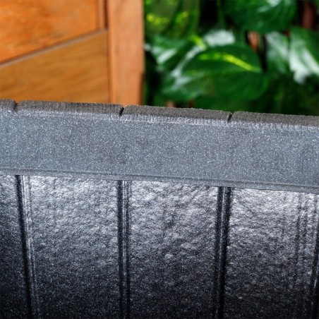 Plastikust aiapott must kandiline 38,5x34,5 cm | FreshDesign.ee