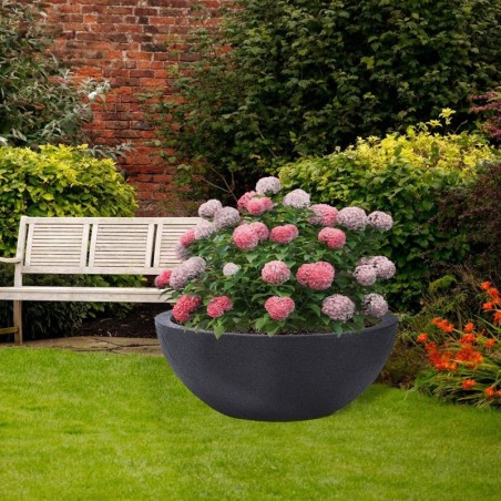 Plastikust aia lillepott, hall, ovaalne, 5... | FreshDesign.ee