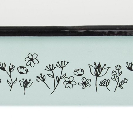 Emaileeritud nelinurkne sinine ahjunõu LOU... | FreshDesign.ee