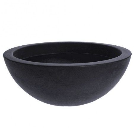 Plastikust aiapott, hall, ümmargune, 51,5x20 cm | FreshDesign.ee