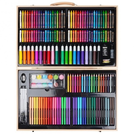 Joonistus- ja maalimiskomplekt puidust kar... | FreshDesign.ee