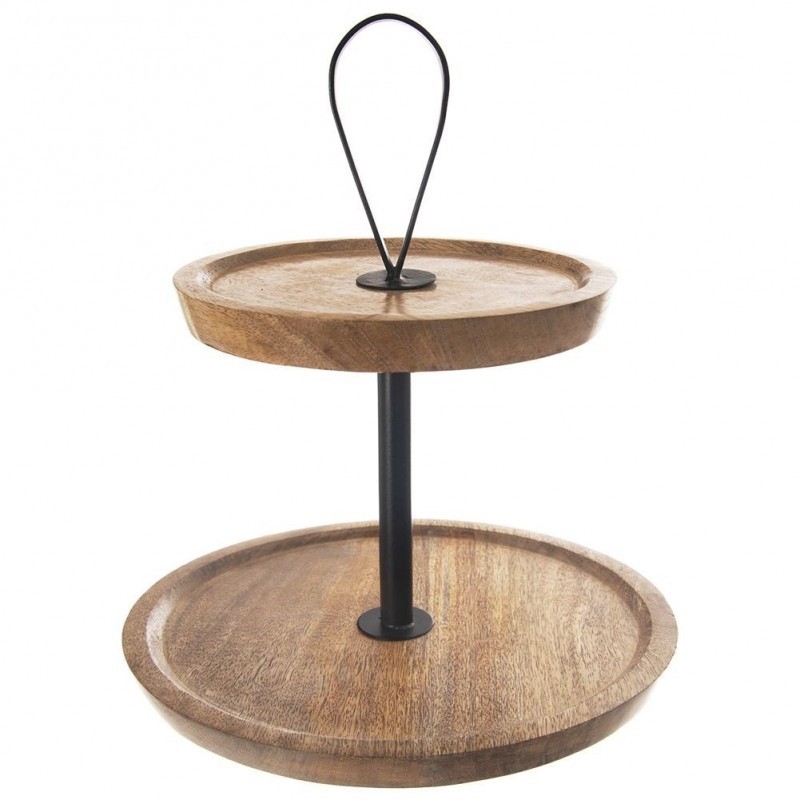 Puidust vaagen, 2-korruseline, MANGO, 30 cm | FreshDesign.ee