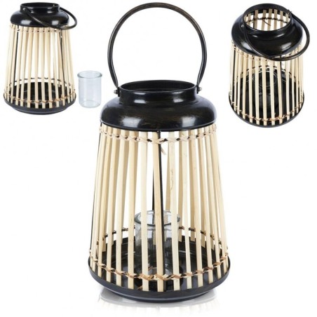 Bambusest küünlalatern 33 cm | FreshDesign.ee