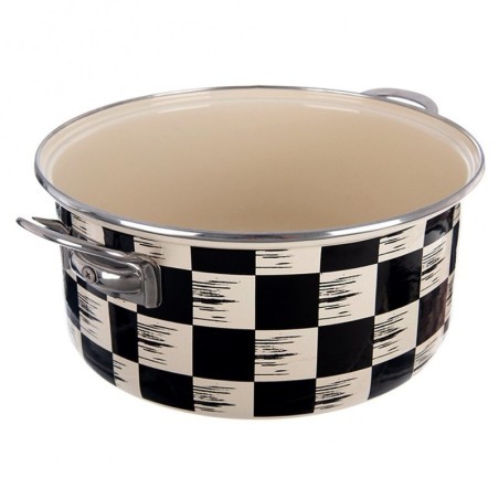 Emailitud pott RUUDULINE 26 cm, 5 l | FreshDesign.ee