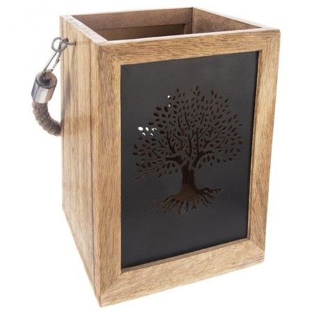 Puidust küünlalatern MANGO 20 cm | FreshDesign.ee