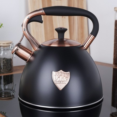 Veekeetja vilega, teras, must, 3 l