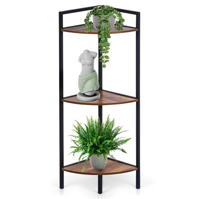 Must metallist nurgariiul 23,5x23,5x76 cm | FreshDesign.ee