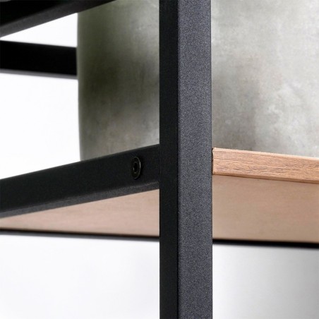 Must metallist nurgariiul 23,5x23,5x76 cm | FreshDesign.ee