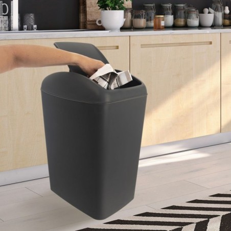 Plastikust prügikast hall 40 l