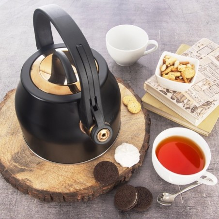 Veekeetja vilega, teras, must, kuldne, 3 l | FreshDesign.ee