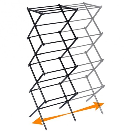 Mustast metallist vertikaalselt pikendatav... | FreshDesign.ee