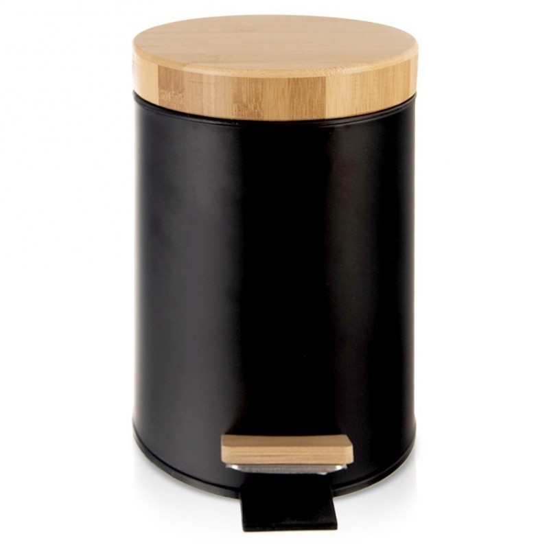 Metallist prügikast pedaaliga must MUST 3 l | FreshDesign.ee