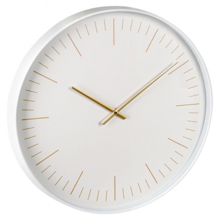 Valge/kuld seinakell 50 cm | FreshDesign.ee