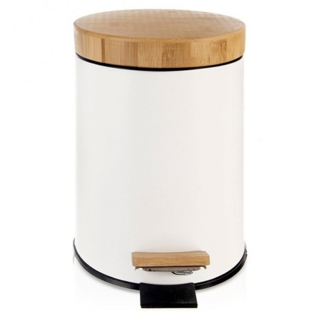 Metallist prügikast pedaaliga valge WHITEL... | FreshDesign.ee