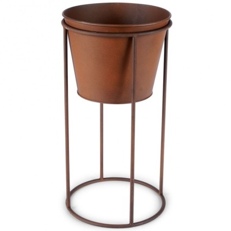 Lillepott metallist alusel 44 cm | FreshDesign.ee