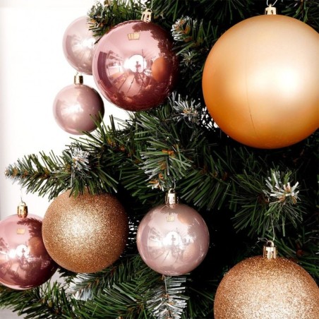 Jõulupuu ehted, roosad, purunemiskindlad, ... | FreshDesign.ee