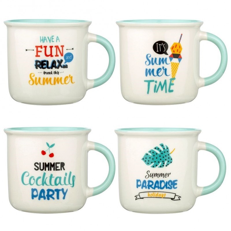 Portselanist tassid 380 ml 4 tk. | FreshDesign.ee