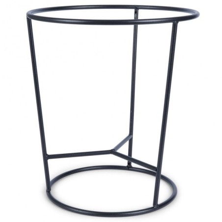 Metallist lillepotialus, must, kahepoolne,... | FreshDesign.ee