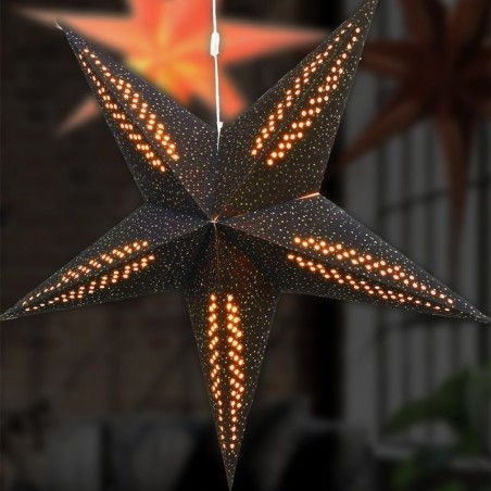 Särav täht sametmust riputatav 75 cm