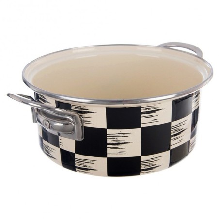 Emailitud pott RUUTUTAHV 20 cm, 2,2 l | FreshDesign.ee