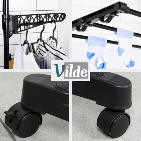 Must metallist vertikaalne pesukuivatusres... | FreshDesign.ee