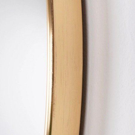 Kuldne ümmargune seinapeegel 50 cm | FreshDesign.ee