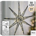 Star helendav must 50 LED rippuv 50 cm | FreshDesign.ee