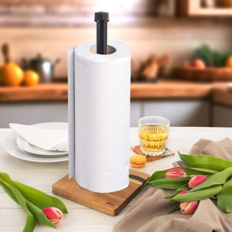 Majapidamispaberi hoidja metallist puidust... | FreshDesign.ee