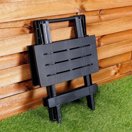 Kokkupandav aialaud must 44x44x50 cm | FreshDesign.ee