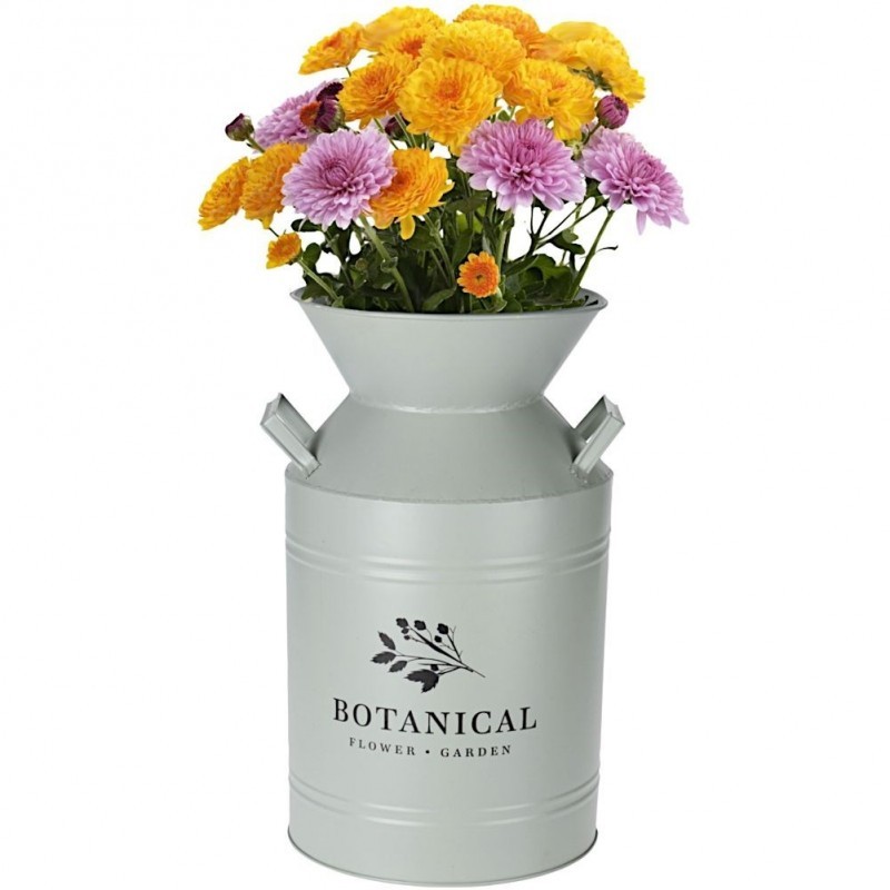 Dekoratiivne metallist kanister lillevaas ... | FreshDesign.ee