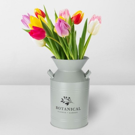 Dekoratiivne metallist kanister lillevaas ... | FreshDesign.ee