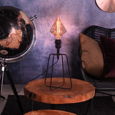 Metallist must laualamp 21 cm