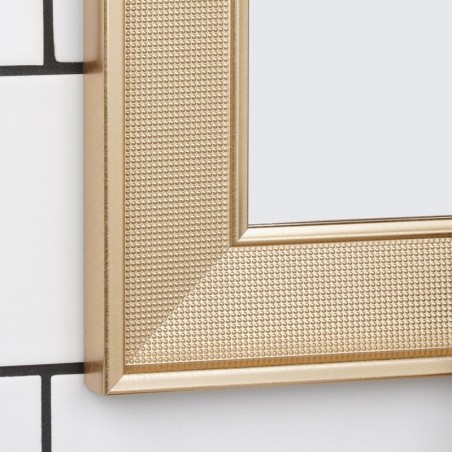 Ristkülikukujuline kuldne seinapeegel 49,5... | FreshDesign.ee