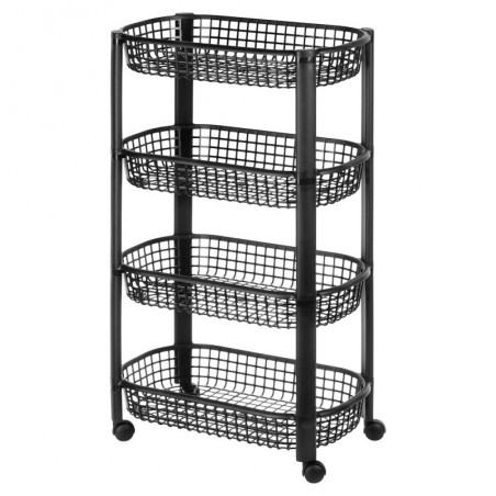 4-tasandiline ratastel riiul 46,5x26x79 cm | FreshDesign.ee