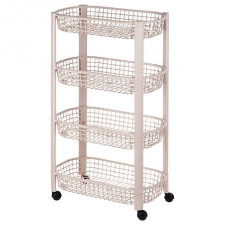 4-tasandiline ratastel riiul 46,5x26x79 cm | FreshDesign.ee